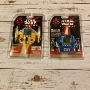 Vintage Star Wars Episode 1 Baboo Escape Battle Of Naboo Hand Held Games
